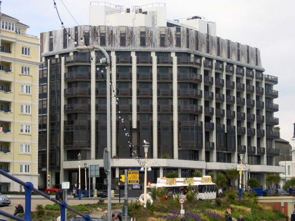 The Eastbourne Recuperation Hotel and Education Centre, before it became The View Hotel; 2008.<br>