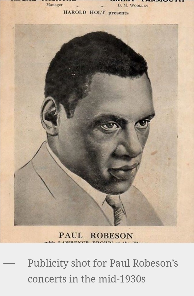 Paul Robeson birthday commemoration-09.04.1898 to 23.01.1976