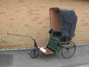 Bath Chair lovingly restored by Chris Wright, 2021.