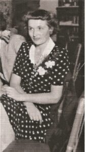 Margaret Finley; c.1942.