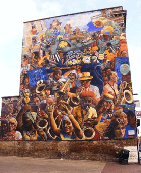 Hackney Peace Carnival Mural