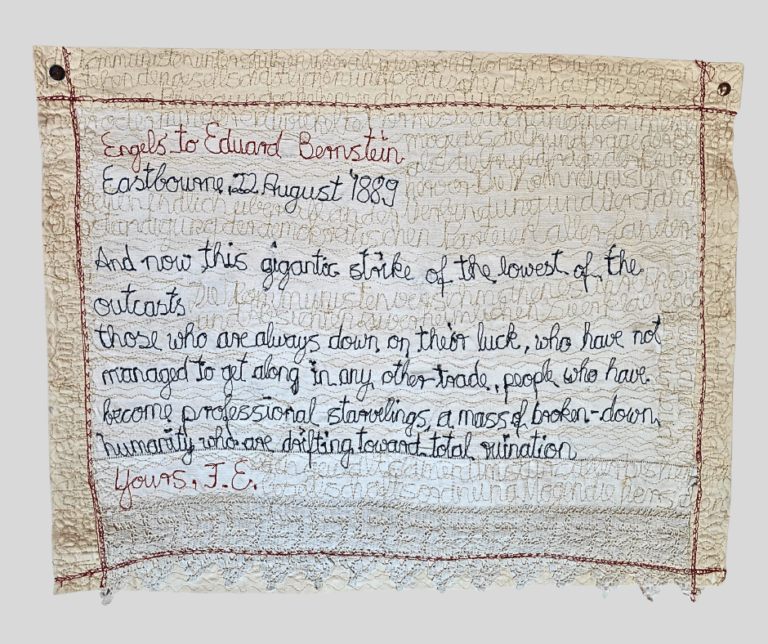 Sampler Engels letters